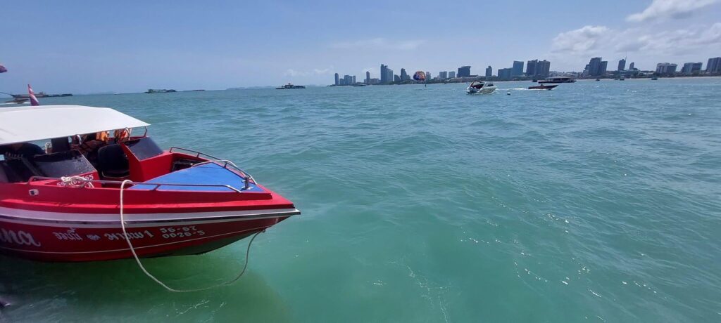 Pattaya boat on the sea
