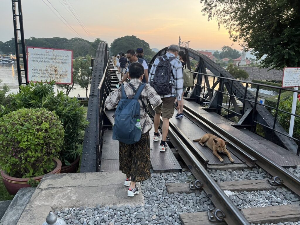 River Kwai Bridge in Kanchanaburi.