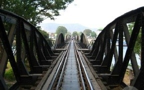 River Kwai Bridge in Kanchanaburi.