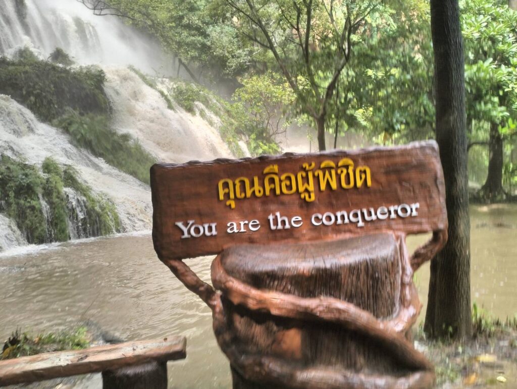 The top 7 floor at Erawan-waterfalls