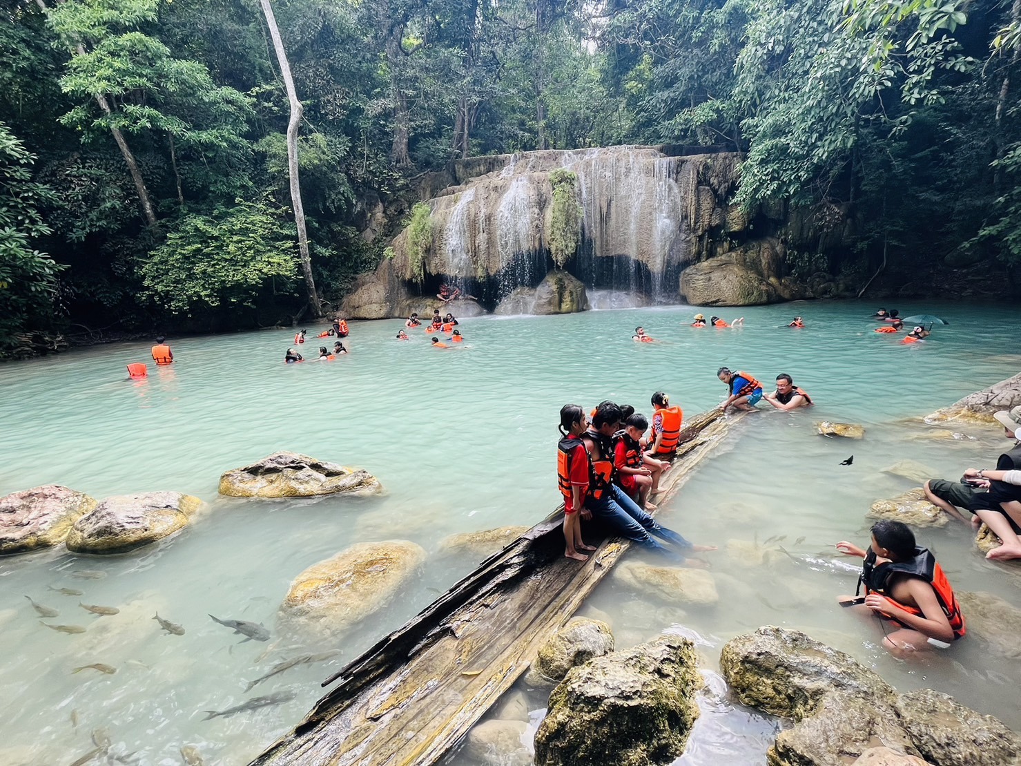 Erawan waterfalls Kanchanaburi