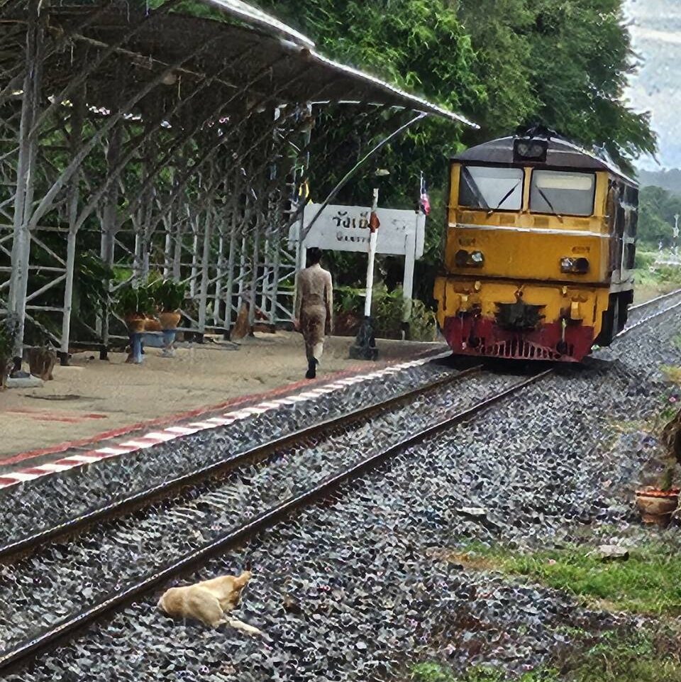 Train at kanchanaburi