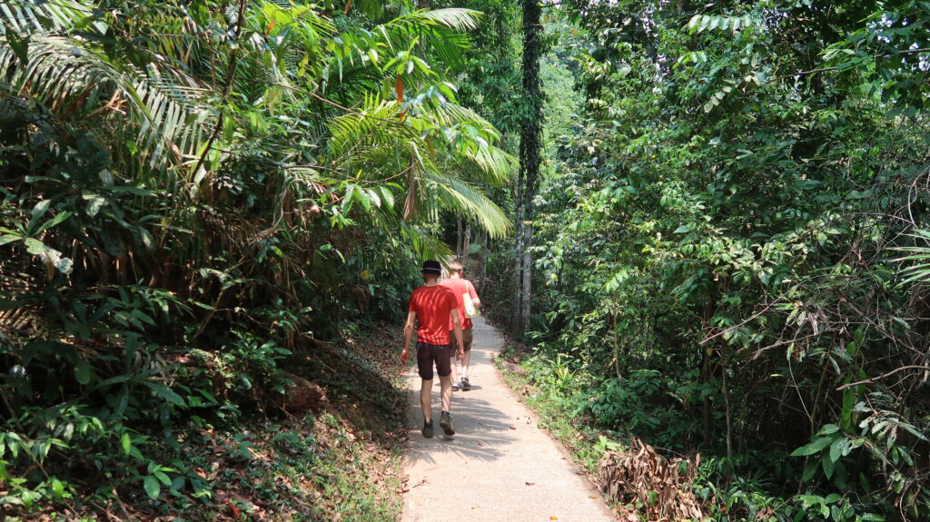 walk to Haew Narok Waterfall
